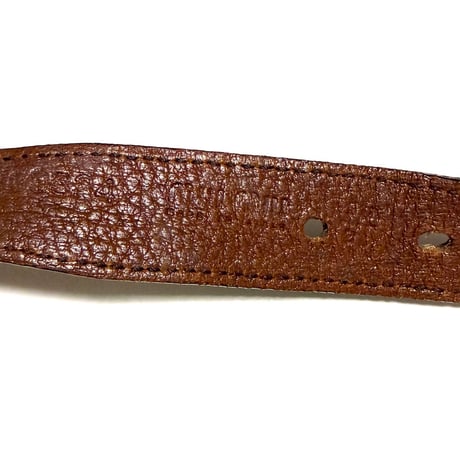 【USED】90's-00's miu miu Chain-Trim Leather Belt
