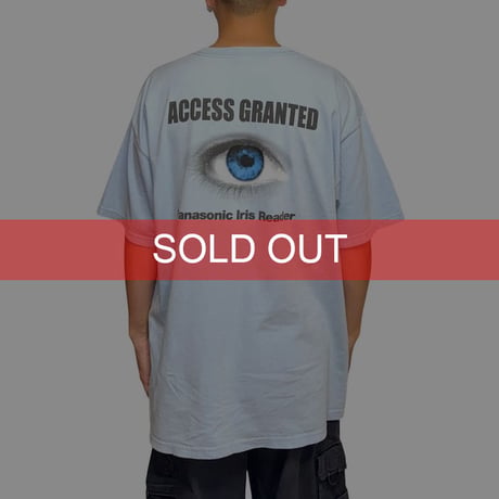 【USED】90's-00's Panasonic Iris Reader T-SHIRT