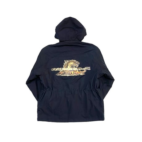 【USED】90'S GODZILLA PADDED HOOD JACKET SIZE:L