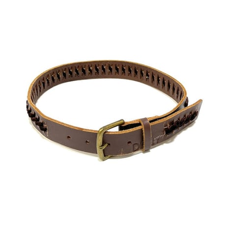 【USED】90'S DKNY DESIGN LEATHER BELT