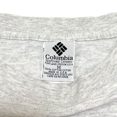 【USED】90'S COLUMBIA FISH PRINT T-SHIRT