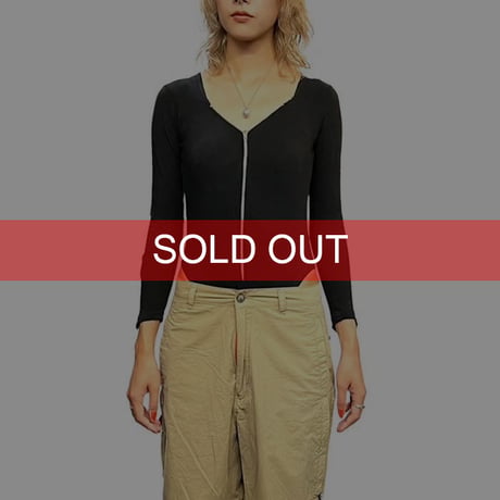 【USED】80'S SAFHO BODYSUIT BLACK