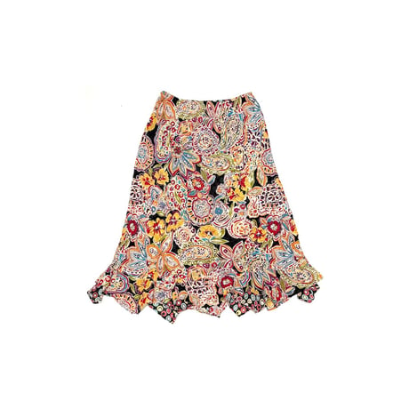【USED】Vintage Double Vision Reversible Pattern Skirt