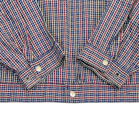 【USED】90'S OLD J.CREW CHECK DRIZZLER JACKET
