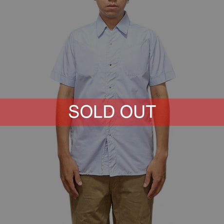 【USED】90'S THIERRY MUGLER OPEN COLLAR S/S SHIRT
