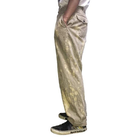 【USED】90'S COMME DES GARÇONS HOMME BLEACHED 2TAC CORDUROY PANTS