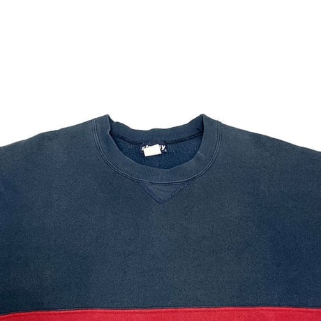 【USED】90'S STUSSY SWITCHING SWEATSHIRT