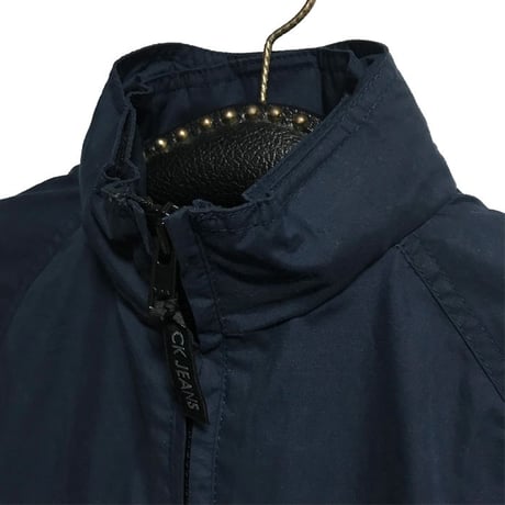 【USED】90'S CALVIN KLEIN JEANS REFLECTIVE LINE PULLOVER FOR LADY'S