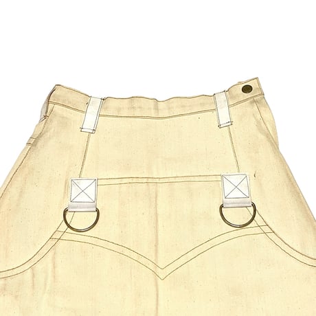 【USED】90's fly girl Streetwear COTTON MINI SKIRT