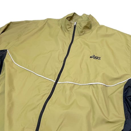 【USED】90'S-00'S OLD ASICS DUSTY COLOR NYLON JACKET