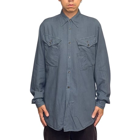 【USED】Martin Margiela 10 2002AW Slate Blue Utility Shirt