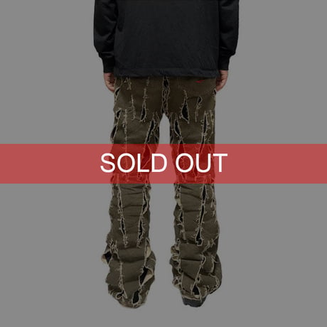 【USED】90'S-00'S GRIFFIN BLADECUT SLASH PANTS