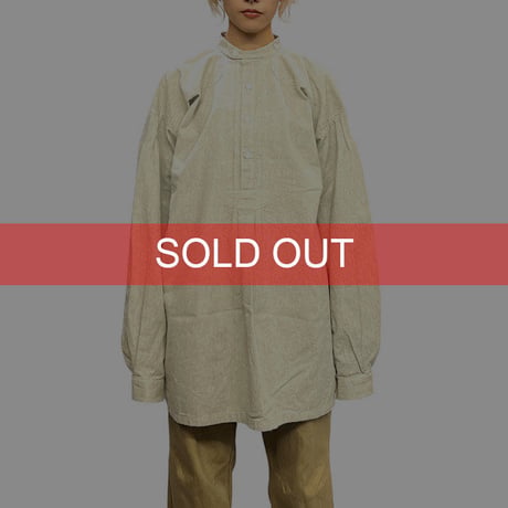 【USED】80'S-90'S GERMAN VINTAGE PULLOVER SMOCK SHIRT