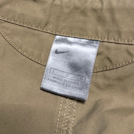 【USED】00's NIKE Utility Easy Pants Sand Beige