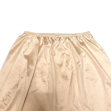 【USED】70'S Warners NYLON SLIP SKIRT BEIGE