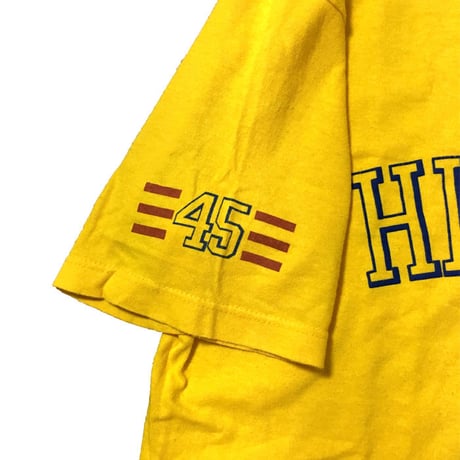【USED】90'S TOMMY HILFIGER T-SHIRT YELLOW
