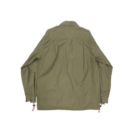 【USED】90'S MAHARISHI GIMMICK SHIRT BLOUSON KHAKI×ORANGE