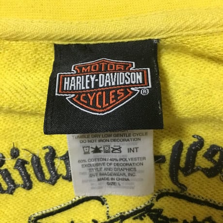 【USED】HARLEY DAVIDSON ZIP-UP SWEATSHIRT
