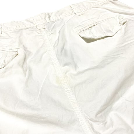 【USED】90'S-00'S POLO BY RALPH LAUREN CARGO PANTS WHITE 36/32