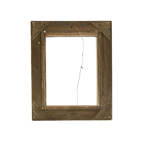 【USED】VINTAGE WOODEN PICTURE FLAME