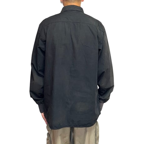 【USED】00's NIKE SUN FADE SLEEVE RIB SHIRT