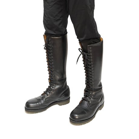 【USED】90'S-00'S HELMUT LANG 20 HOLE LONG BOOTS