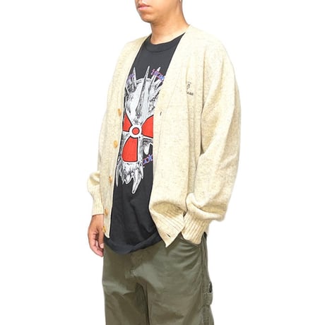 【USED】90'S TRUSSARDI WOOL CARDIGAN