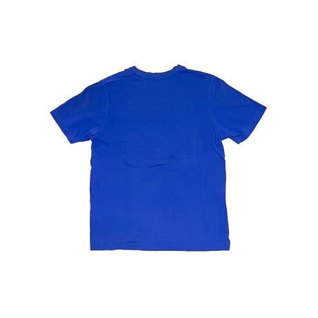 【USED】00'S APPLE EMBROIDERED T-SHIRT BLUE