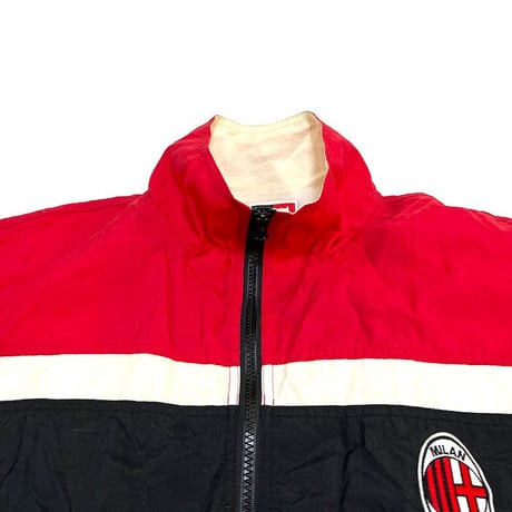 【USED】80'S-90'S AC MILAN NYLON TRACK JACKET