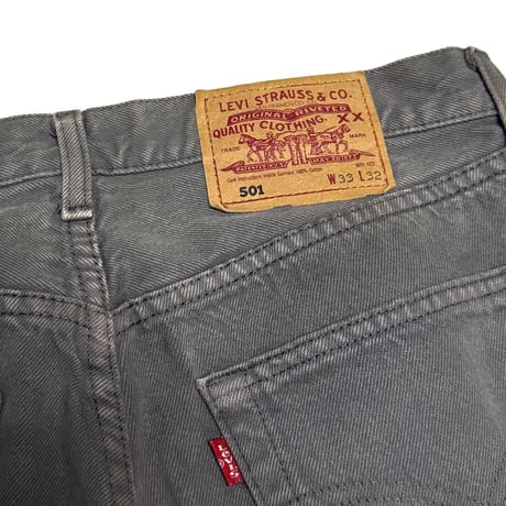 【USED】90's-00's Euro Levi’s 501 Grey Fade Denim Pants