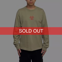 【USED】90's HAZ-MAT Biohazard Long Sleeve T-Shirt