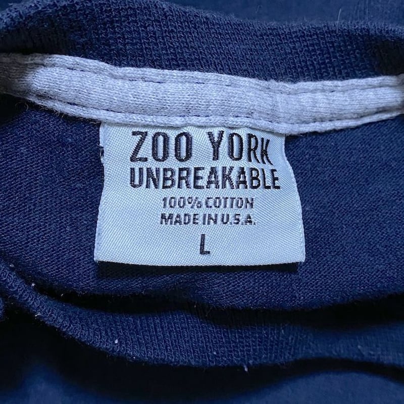 USED】90'S ZOO YORK L/S T-SHIRT | KONBINI USED】90'S ZOO YORK L/S T-SHIRT | KONBINI