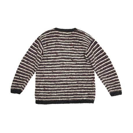 【USED】90's JONES NEW YORK SPORT Hand-Knit Textured Zip Cardigan