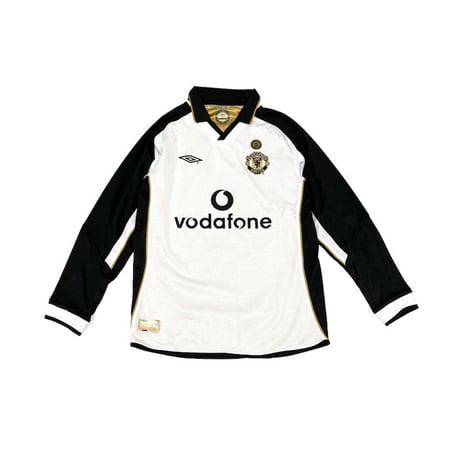 【DEAD STOCK】00'S UMBRO MANCHESTER UNITED 100TH ANNIVERSARY  REVERSIBLE L/S FOOTBALL SHIRT