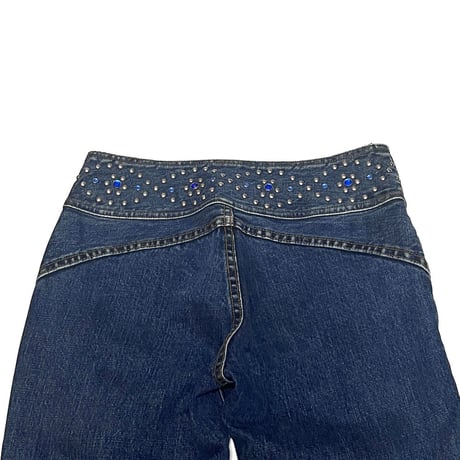 【USED】90's Hysteric Glamour STUDS FLARE DENIM PANTS