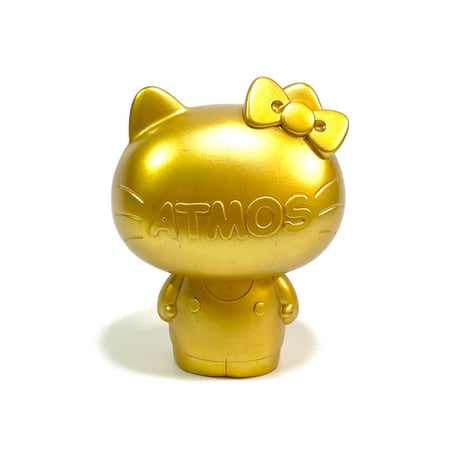 【USED】2009 HELLO KITTY × ATMOS FIGURE DOLL GOLD