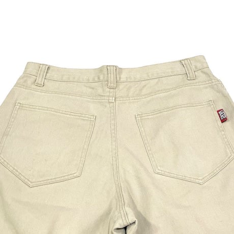 【USED】90'S-00'S OLD VANS SHORTS OFF WHITE