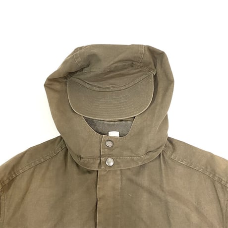 【USED】HUSSEIN CHALAYAN 2004-2005 AW  VINTAGE COTTON COAT with PILOT CAP