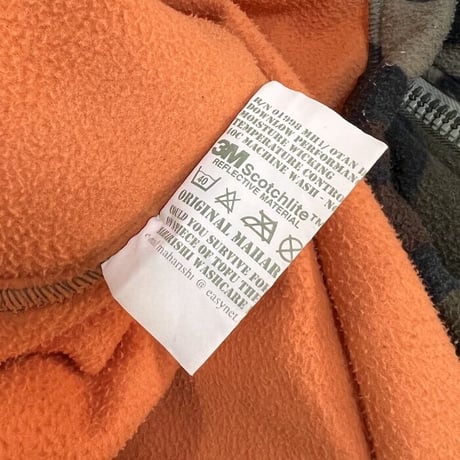 【USED】90'S MAHARISHI CAMO HALF ZIP FLEECE PULLOVER