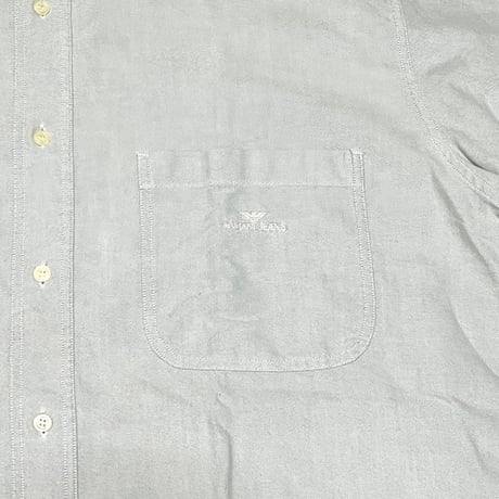 【USED】90's ARMANI JEANS B.D. CHAMBRAY SHIRT