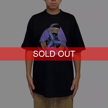 【USED】90's Hewlin UK Celtic Dragon Art T-shirt