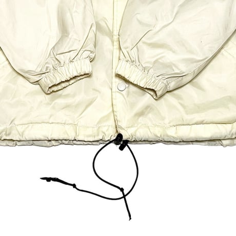 【USED】90's-00's VANS COACH JACKET WHITE