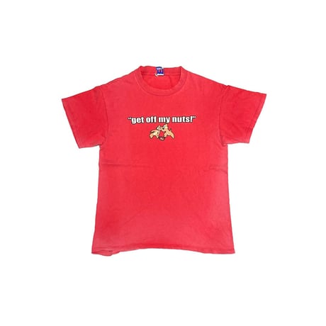 【USED】90's get off my nuts! T-shirt