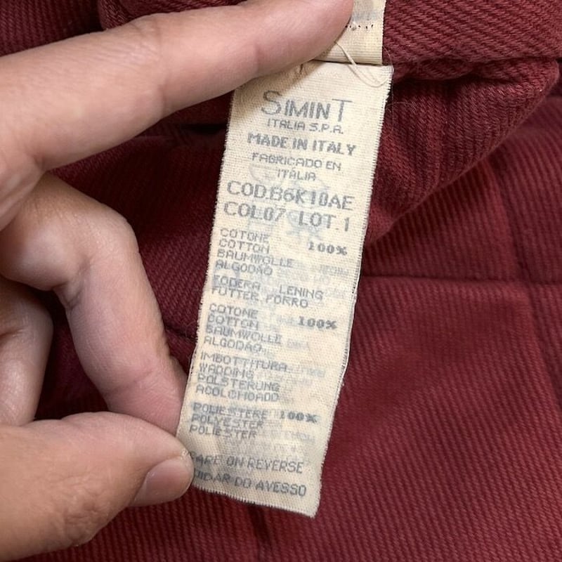 USED】90'S ARMANI JEANS OLD STONE WORK JACKET | USED】90'S ARMANI JEANS OLD STONE WORK JACKET |