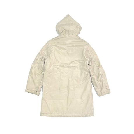 【USED】90'S ARMANI JEANS BALLISTIC NYLON HOODED ZIP COAT