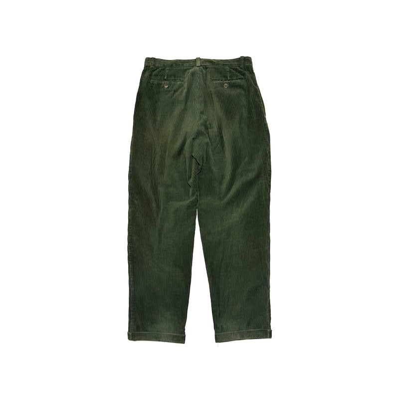 USED】90's OLD GAP Wide-Wale Corduroy Pants Gre