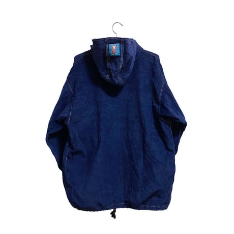 【USED】90'S ANARCHIC ADJUSTMENT CORDUROY ANORAK JACKET "SubBase" NAVY