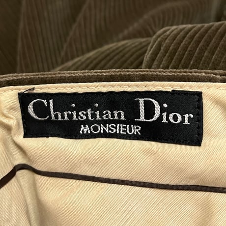【USED】90's Christian Dior MONSIEUR 2-TAC CORDUROY PANTS