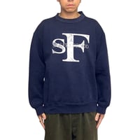 【USED】90's "SF" San Francisco CK-Style Logo Sweatshirt