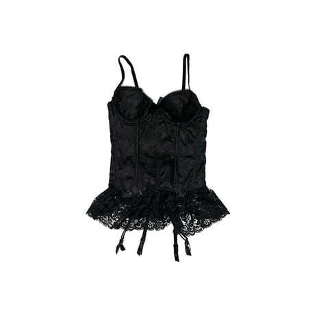 【USED】00's HANKY PANKY CORSET BUSTIER